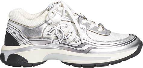 chanel sneakers white womens|chanel white transparent sneakers.